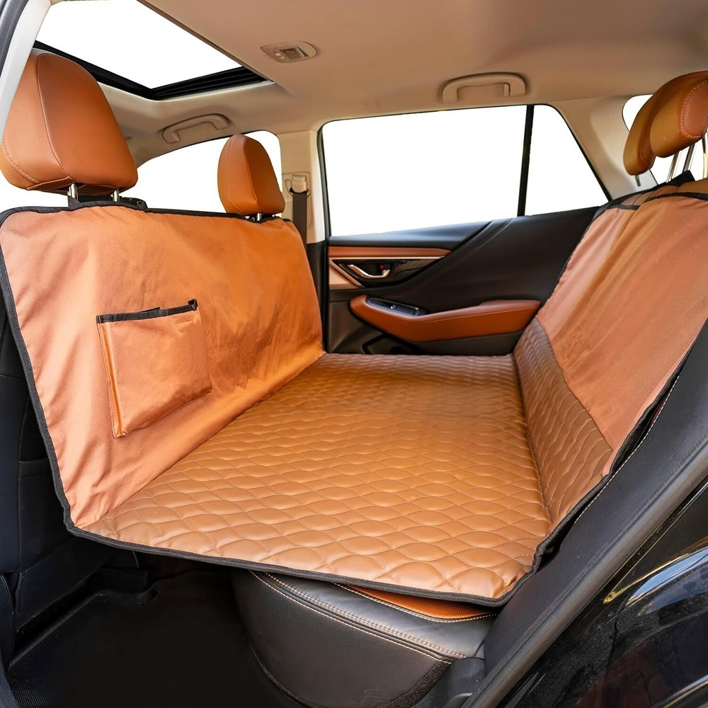 Dog Car Seat Cover Durable Easy-to-Clean Fits Most Sedans & SUVs 100% Waterproof